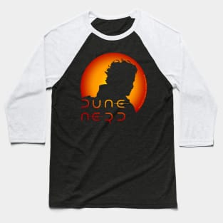 Dune Nerd Paul Atreides Silhouette Baseball T-Shirt